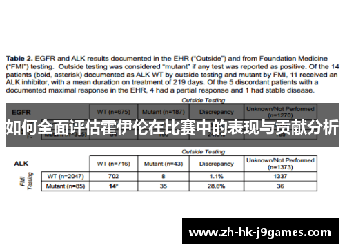 如何全面评估霍伊伦在比赛中的表现与贡献分析